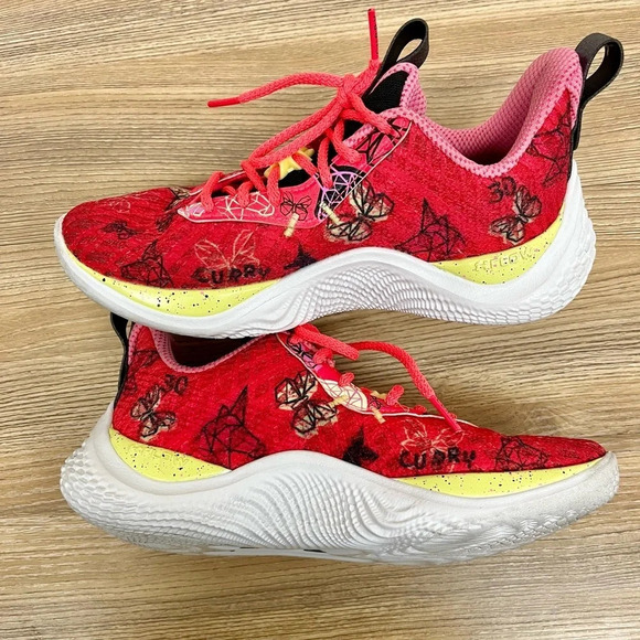 Under Armour Curry Flow 10 Unicorn & Butterfly Basketball Shoes GS 5.5Y Womens 7 - Picture 5 of 12